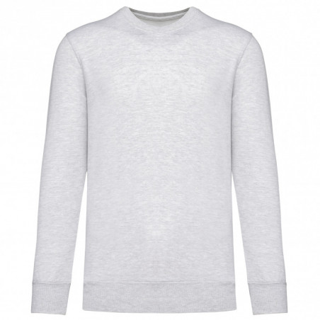 Sweat-shirt recyclé col rond unisexe