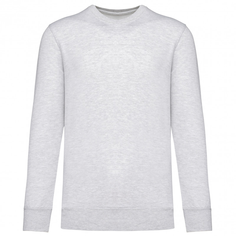 Sweat-shirt recyclé col rond unisexe