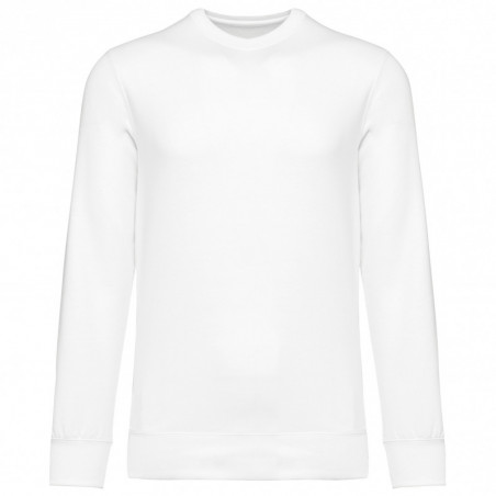 Sweat-shirt recyclé col rond unisexe