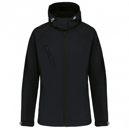 Veste softshell à capuche amovible femme