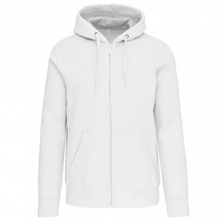 Sweat-shirt zippé capuche unisexe