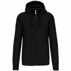 Sweat-shirt zippé capuche homme