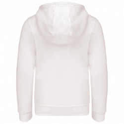 Sweat-shirt capuche zippé enfant