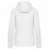 Sweat-shirt zippé capuche femme