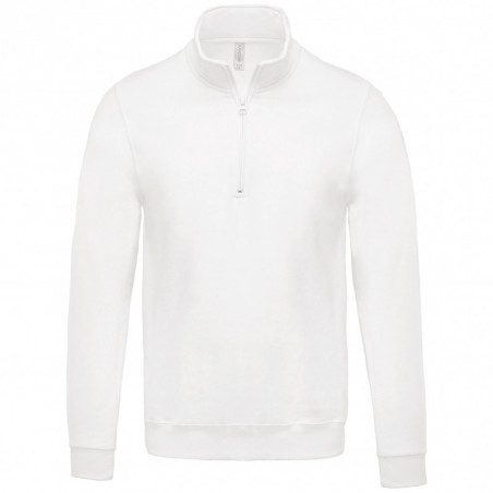 Sweat-shirt col zippé homme