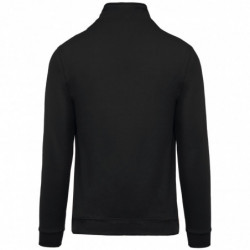 Sweat-shirt col zippé homme