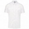 Chemise pilote manches courtes homme