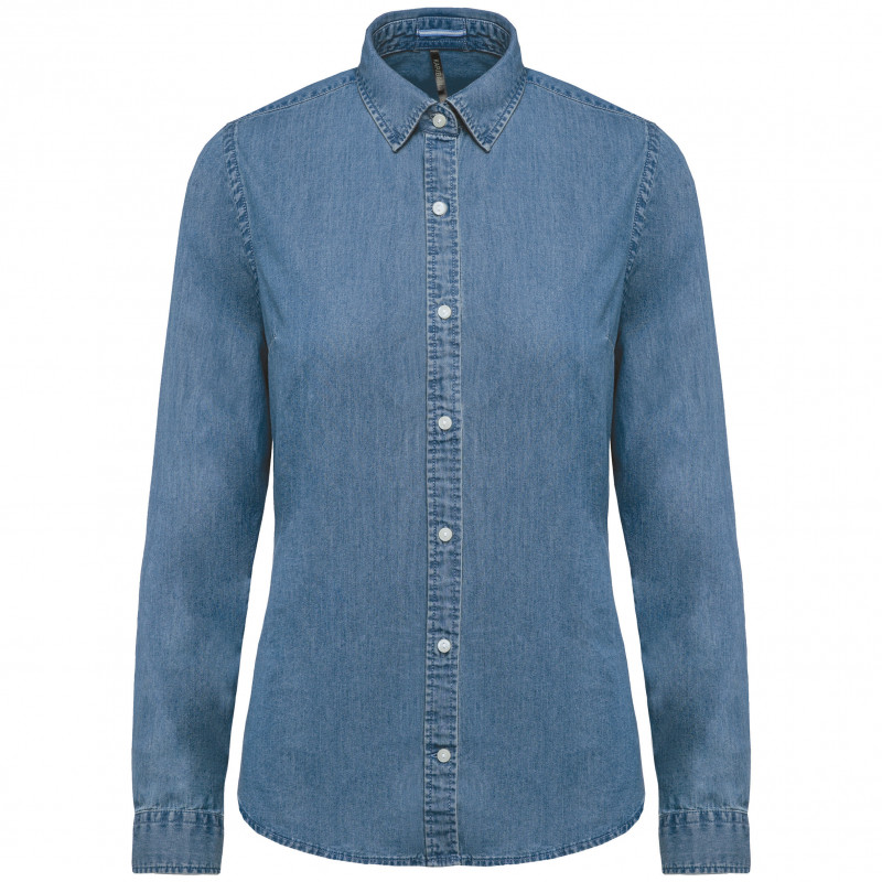 Chemise denim femme