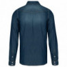 Chemise denim manches longues