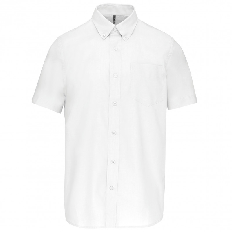 Chemise Oxford manches courtes