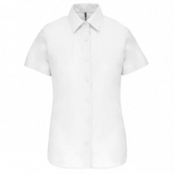 Chemise Oxford manches courtes femme