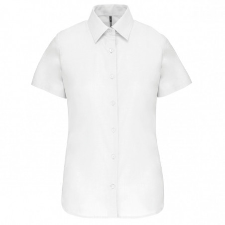 Chemise Oxford manches courtes femme