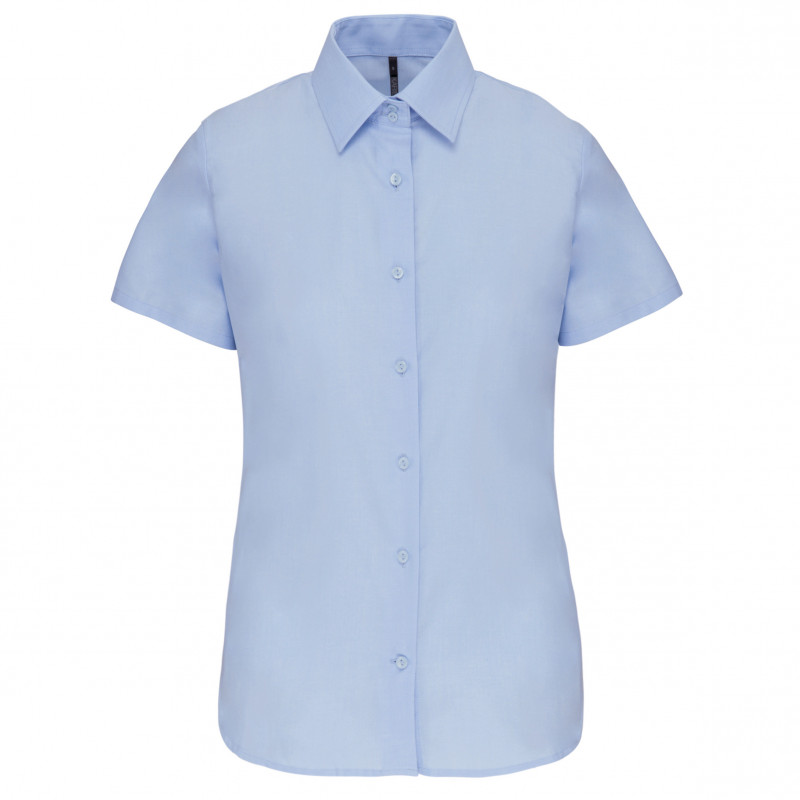 Chemise Oxford manches courtes femme