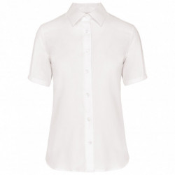 Chemise manches courtes sans repassage femme