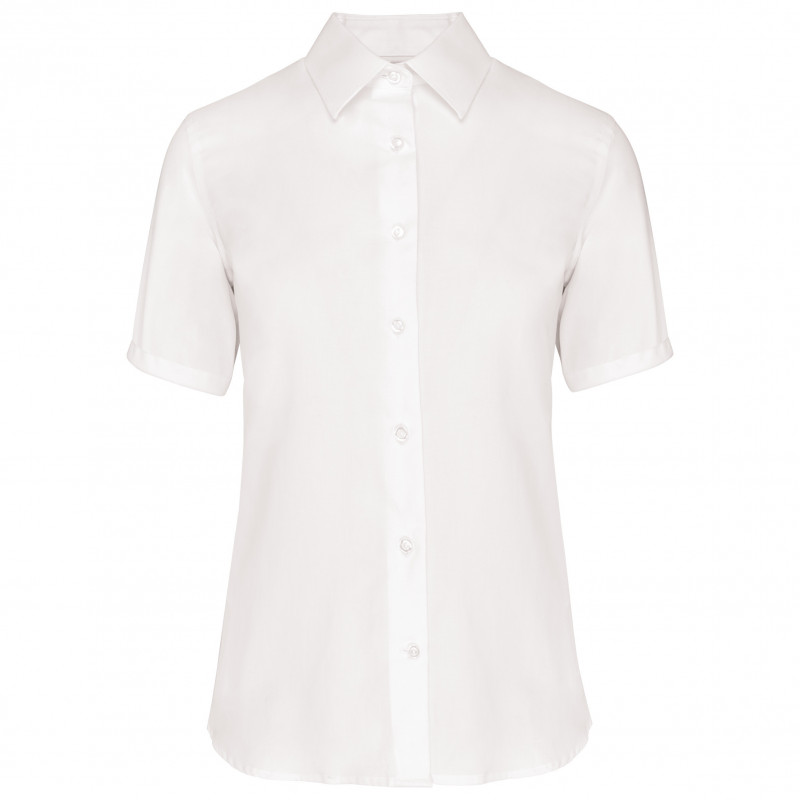 Chemise manches courtes sans repassage femme