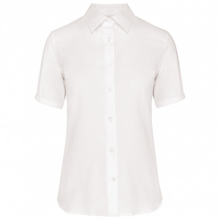 Chemise manches courtes sans repassage femme