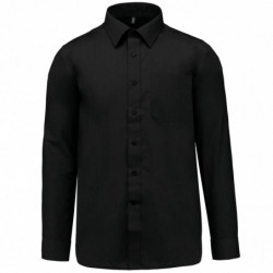 Chemise popeline polycoton entretien facile homme