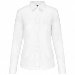 Chemise popeline polycoton entretien facile femme