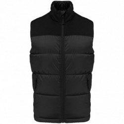 Bodywarmer matelassé bi-ton unisexe