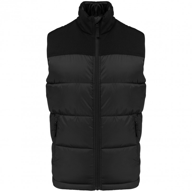 Bodywarmer matelassé bi-ton unisexe