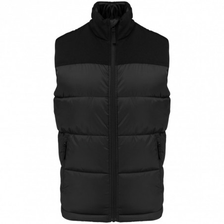 Bodywarmer matelassé bi-ton unisexe