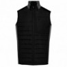 Bodywarmer bi-matière homme