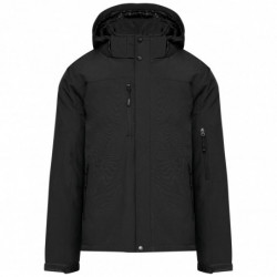 Parka softshell doublée capuche homme