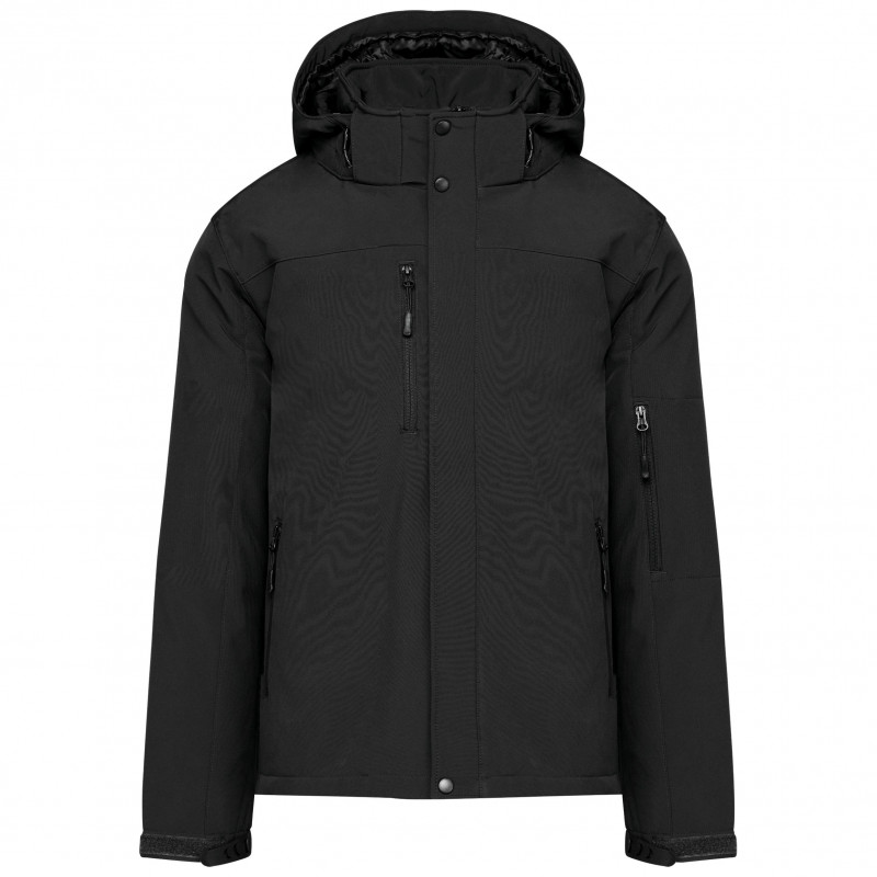 Parka softshell doublée capuche homme