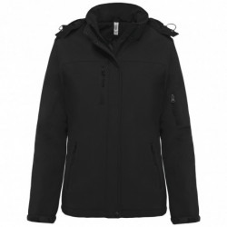 Parka softshell doublée capuche femme