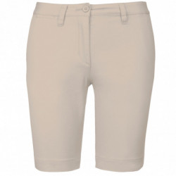 Bermuda chino femme