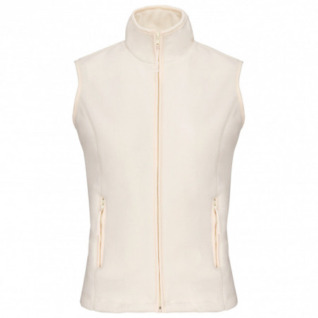 Bodywarmer micropolaire femme