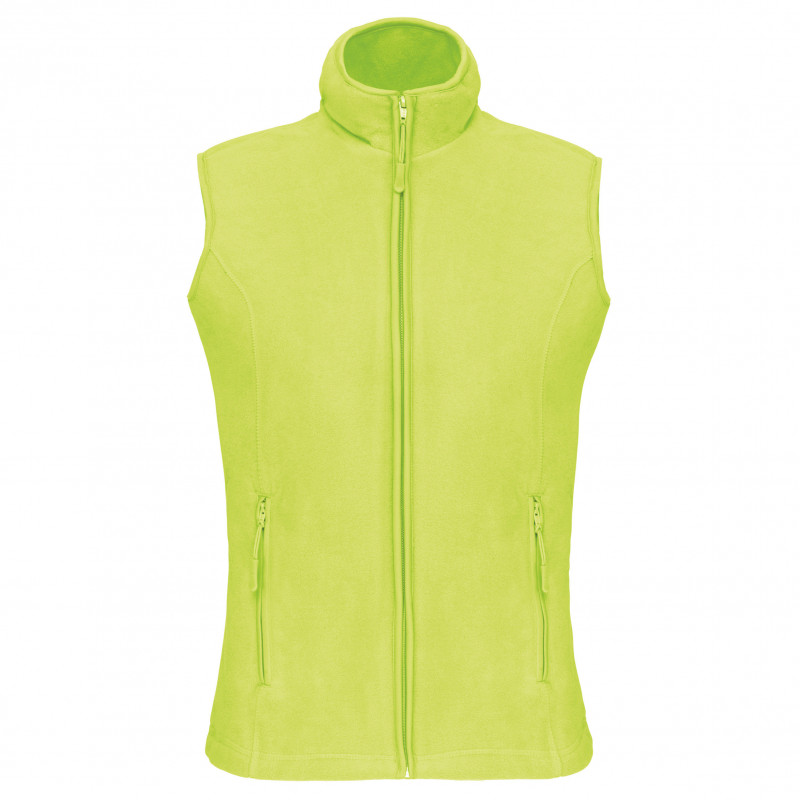 Bodywarmer micropolaire femme