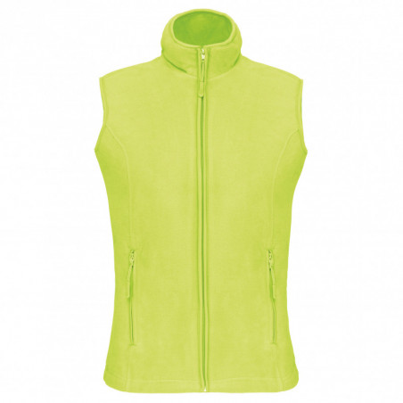 Bodywarmer micropolaire femme