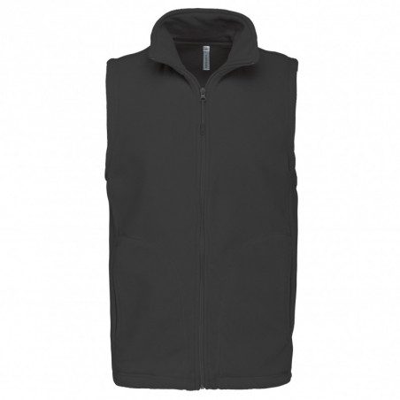 Bodywarmer micropolaire homme