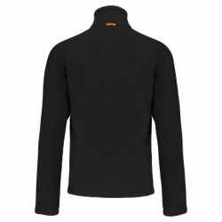 Veste micropolaire zippée manches raglan homme