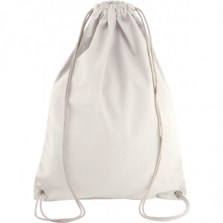 Sac à dos en coton avec cordelettes