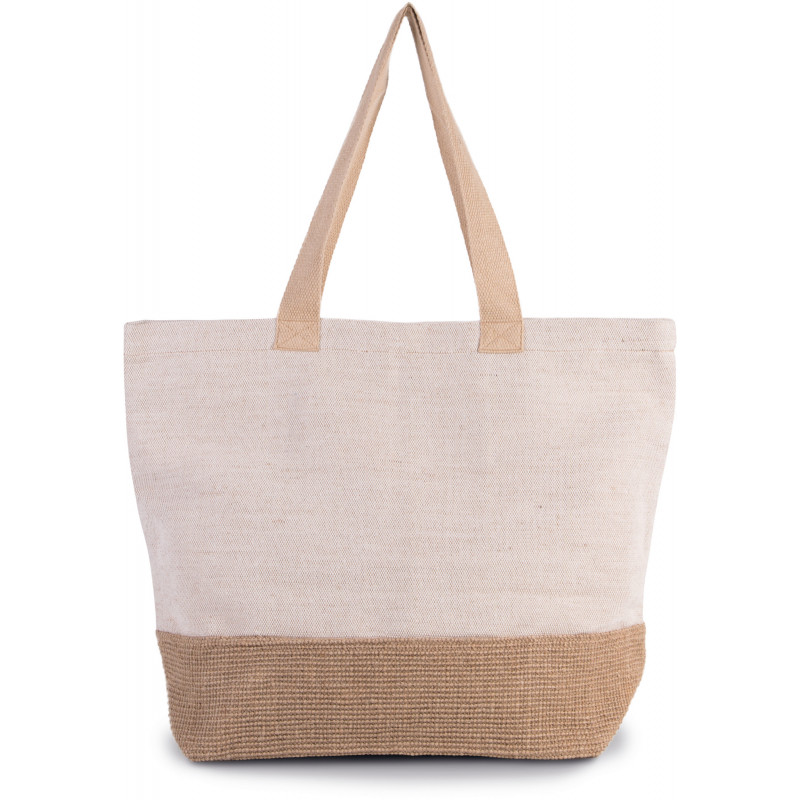 Sac de shopping fourre-tout esprit rustique