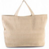 Grand sac de shopping fourre-tout esprit rustique