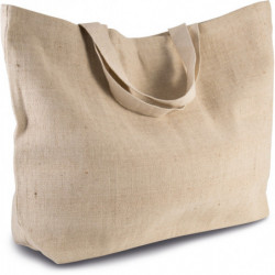 Grand sac de shopping fourre-tout esprit rustique