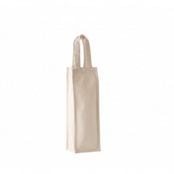 Sac porte-bouteille en coton canvas