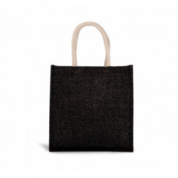 Sac style cabas en toile de jute - grand modèle