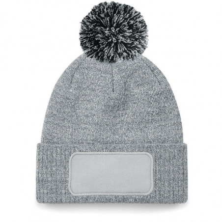 Bonnet à pompon patch Snowstar®