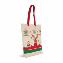 Sac shopping avec motifs de Noël