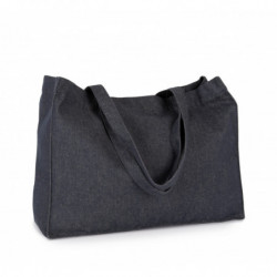 Grand sac shopping denim