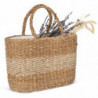 Sac panier en jute et jonc de mer