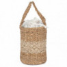 Sac panier en jute et jonc de mer