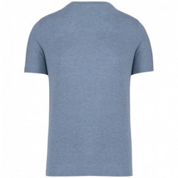 T-shirt écoresponsable henley manches courtes homme - 140 g