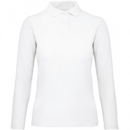 Polo femme ID.001 manches longues