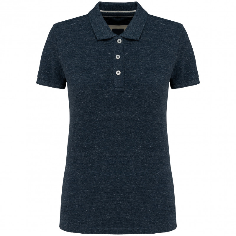 Polo vintage manches courtes femme