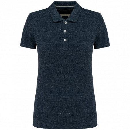 Polo vintage manches courtes femme